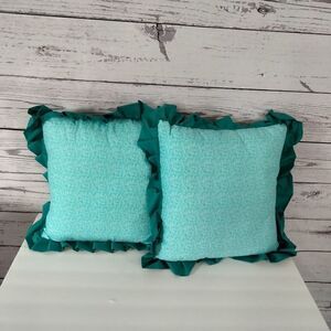 Never used.( my mom). Homemade pillows